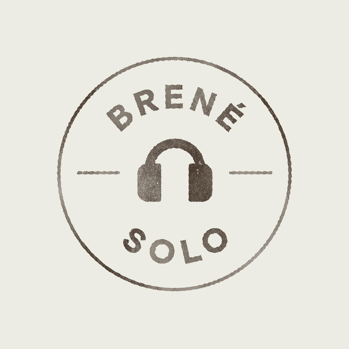Brené Solo Podcast Stamp Lockup
